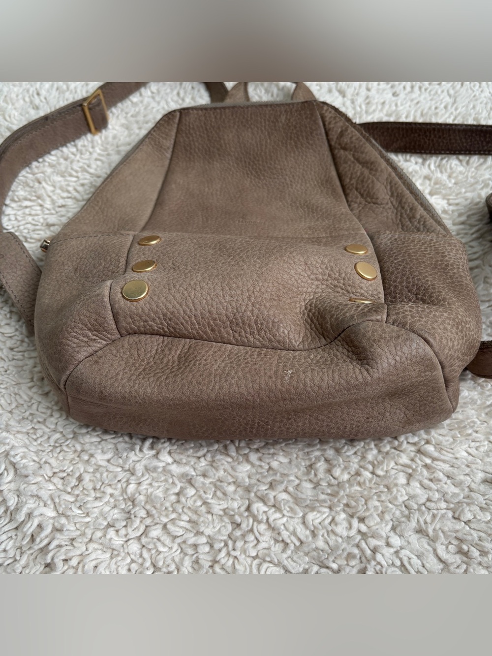 Hammitt Hunter Pebbled Leather Backpack with Gold Hardware - Picture 4 of 16